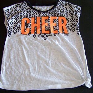 cheer orange sparkle t shirt by justice